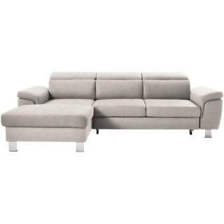 XORA Ecksofa Ecru, - 250x167 cm,