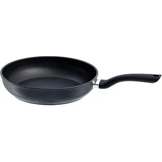 Fissler Cenit / Aluminium-Pfanne (Ø 24 cm) beschichtete Bratpfanne, antihaftend, alle Herdarten - außer Induktion - Schwarz