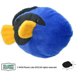 Wild Planet - Blauer Fisch bodlok Plüsch