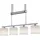 Garda 4-flg. 13,5 cm rund weiß