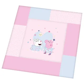 Herding Krabbeldecke Peppa Pig, Polyester, Rosa, 115 x 115 cm