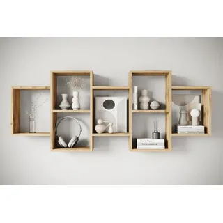Home Affaire Wandregal Trio Hängeregal 160,8 x 18 x 65 cm Braun