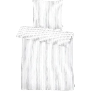 APELT Bettwäsche »Sky Gots« 2 Stk. tlg. Bio-Baumwolle, Pflegeliecht, grau