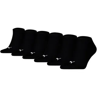 Puma Sneakersocken 6-Paar Schwarz 35-38