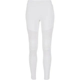 URBAN CLASSICS Ladies Tech Mesh Leggings Leggings, Weiß, M