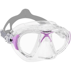 Cressi Nano Taucherbrille, Transparent/Lila, Uni