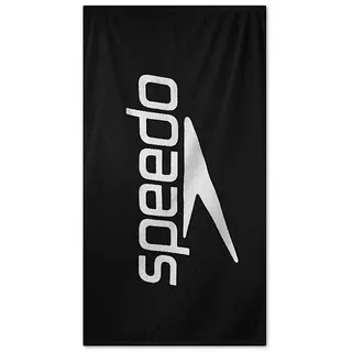 Speedo Logo Handtuch - Black / White - One Size