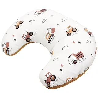 TupTam Stillkissen 46 cm Baufahrzeuge Beige