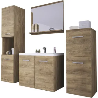 WELLTIME Parla 5-tlg. Braun