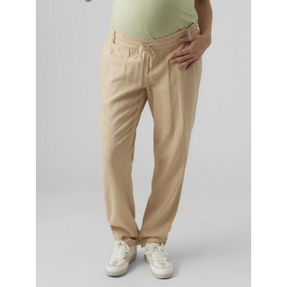 MAMA LICIOUS Mamalicious Umstandshose »MLBEACH WOVEN STRING PANT NOOS«, beige