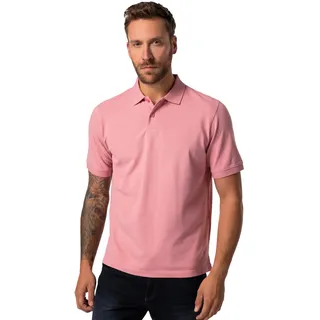 JP 1880 Herren, Piqué Poloshirts, Dunkelrosa, 3XL