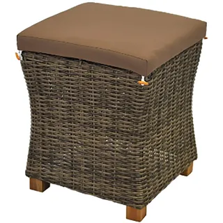 Merxx Toskana Gartenhocker 45 x 46 x 45 cm beige