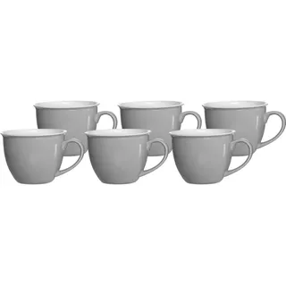 Ritzenhoff & Breker Doppio Jumbotasse 0,35 l Grau 6 St.