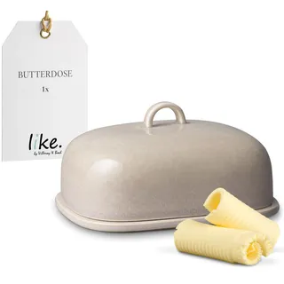 Villeroy & Boch like. by Villeroy & Boch Perlemor Home Sand Butterdose 15,5 x 12 x 8 cm