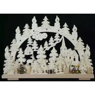 Schwibbogen el. Beleuchtet mit Laternenkinder b x h= 50x34cm NEU Lichterbogen