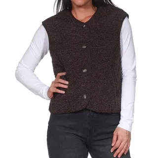 ONLY Damen Teddy Weste Sherpa Teddyfell Plüschweste ONLInes