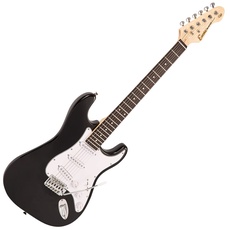 Encore E60 Blaster E-Gitarre, glänzend, Schwarz