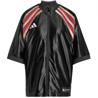 Adidas Mercedes-amg Petronas F1 Team Las Vegas Baseball Kurzarmhemd - Victory Crimson / Black - M