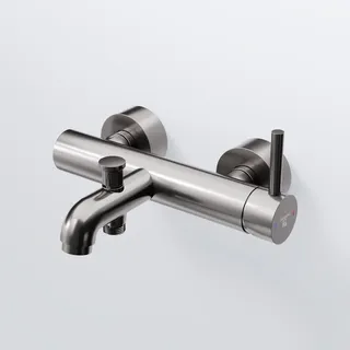 Steinberg Serie 100 Wannenarmatur Brushed Gun Metal