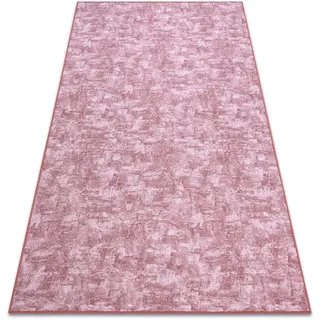 rugsX Läuferboden Solid 150/200 cm , Pink , Textil , Rechteckig , 150x200 cm , Teppiche und Böden, Teppiche, Teppichläufer, Läufer