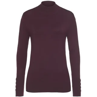 LASCANA Strickpullover Damen brombeer/burgunder Gr.36/38