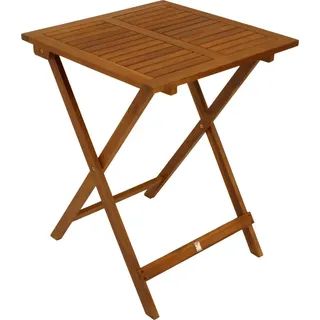 DEGAMO LIMA Klapptisch 60 x 60 x 74 cm Braun