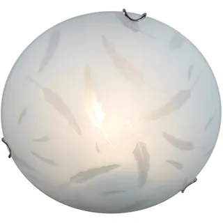 NÄVE Mezzo 1 E27 Glas/Metall weiß