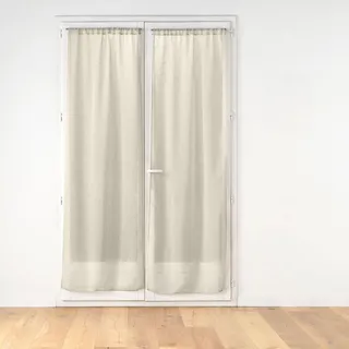 douceur d'intérieur, Gardinenstange, gerade, 2 x 70 x 200 cm, Mops, Leinen, gewebt