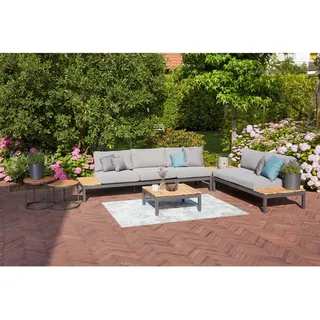Siena Garden Alvida Modul 2-Sitzer Loungesofa grau