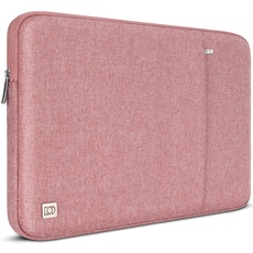 DOMISO 15.6 Zoll Wasserdicht Laptop Sleeve Case Notebook Hülle Schutzhülle Tasche Laptoptasche für 15.6" HP 15/Lenovo IdeaPad S510/ThinkPad E575 T580/ASUS ROG Zephyrus S (GX531)/Acer Swift,Rosa