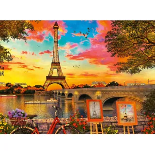 Ravensburger Puzzle 12000426 - Abends in Paris - 500 Teile Puzzle für Erwachsene und Kinder ab 12 Jahren