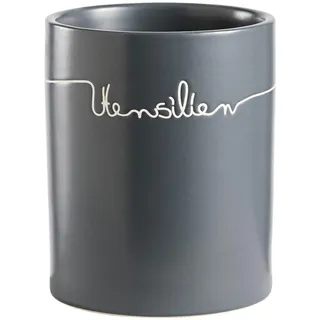 Homeware Profession. Küchenutensilienhalter , Grau , Keramik , 14 cm , Lfgb , Küchenzubehör, Küchenhelfer, Küchenutensilien