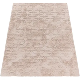 Paco Home Arnheim 745 Hochflorteppich 160 x 220 cm Beige