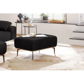 W.Schillig Polsterhocker run 75 x 46 x 60 cm Schwarz