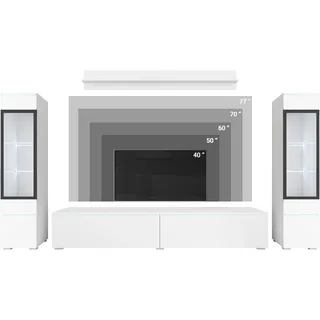 Home Affaire INOSIGN Wohnwand »VERA II« Komplett-Set, 4 Stk. tlg., beige