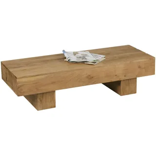 Wohnling Couchtisch Sira Beige Akazie 120 x 45 x 30 cm