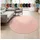 Teppich »Cadiz 630«, rund, 22 mm Höhe, Kurzflor, Uni-Farben, besonders weich, waschbar,