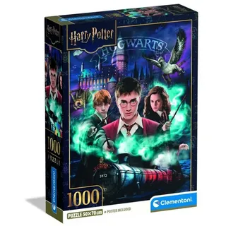 CLEMENTONI Puzzle 1000 pcs CB High Quality Collection Harry Potter Hogwarts