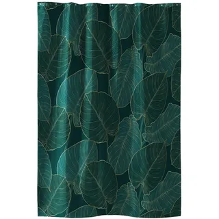 Douceur d'Intérieur, Duschvorhang mit Haken (180 x 200 cm), Polyester, Bedruckt