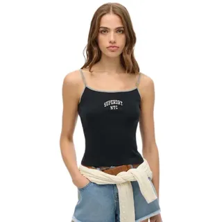 Superdry Athletic Essential Cami Schwarz, eng anliegend