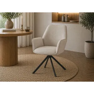 Actona Esszimmerstuhl Glenda Polyester beige 2er Set