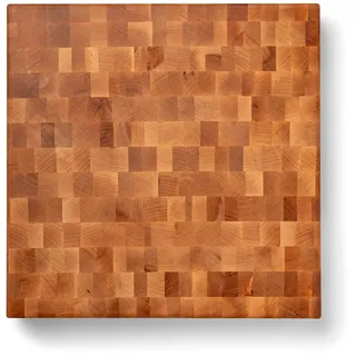 Boos Block Hackbrett Holz - 46 x 46 x 7,5 CM - Schneidebrett Stirnholz