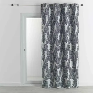 HomeMaison Möbelvorhang – Jacquard-Vorhang – Möbelvorhang Blau Petrol – Vorhang 140 x 260 cm