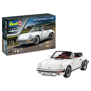 REVELL Modellbau, 50 Years of Porsche 911 G-Model, Bausatz, Maßstab 1:24, 115 Teile, Bastelset ab 10 Jahren, Detailgetreues Modell, Automobil, Authentische Nachbildung