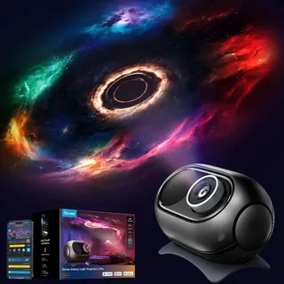 Govee Galaxy Light Projector 2 pro (230 lm), Beamer, Schwarz,