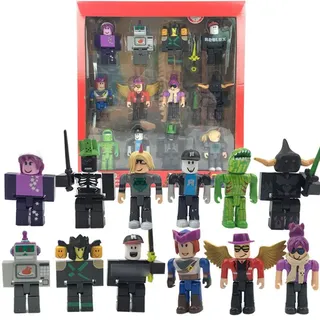 Roblox Avatar Figuren Set Spiel Periphere Robot Overseer PVC Figur Sammeln Model#03 - 12pcs-klassischer Stil+Zubehör