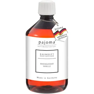 Pajoma pajoma® Raumduft Nachfüllflasche 500 ml, Madagaskar Vanille | Nachfüller für Lufterfrischer | intensiver und hochwertiger Duft in Premium Qualität