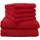 Brillant Handtuchset 6-tlg. rot