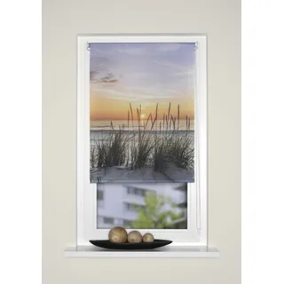 HOME WOHNIDEEN Raffrollo EVENING 45 x 150 cm beige