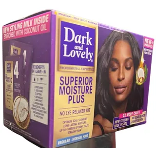 Dark and Lovely Dunkel und Lovely Feuchtigkeit Plus No Lye Relaxer Normal